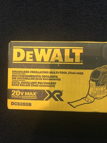 DeWalt DCS355B 20V MAX* XR CORDLESS OSCILLATING MULTI-TOOL (TOOL ONLY) NEW