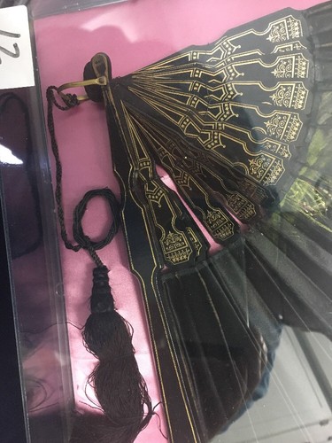 19th Century Hand Painted Fan 1880s