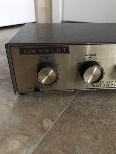 **Vintage** XAM MARK II T SOLID STATE STEREO AMPLIFIER **Rare**