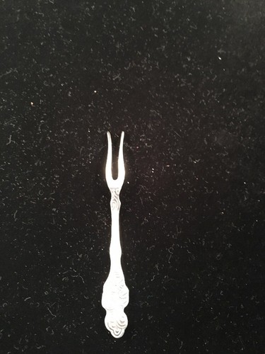 Vintage Lemon Fork AB Nils-Johan Sweden Silverplate Extra.PR.NS.ALP.