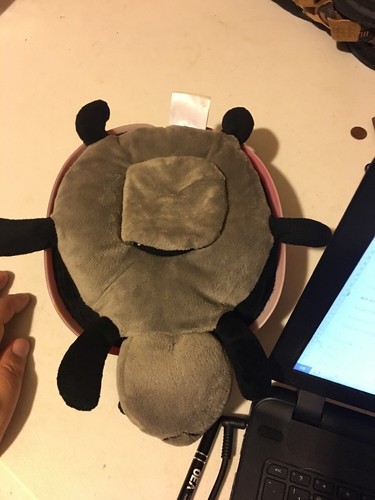 Cloud B Twilight turtle black & red childs ceiling stars light plush