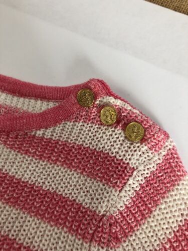 NWT Girls Brooks Brother Lightweight Linen Blend Sweater Sz XS