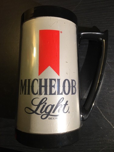 Vintage Michelob Light Beer mug Thermo-Serv ~FREE SHIPPING~