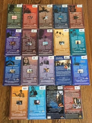 James Bond VHS Lot 19 Movies Tapes Secret Agent Spy