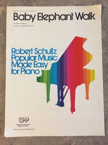 1983-Baby Elephant Walk & 1982-Chariots Of Fire Sheet Music