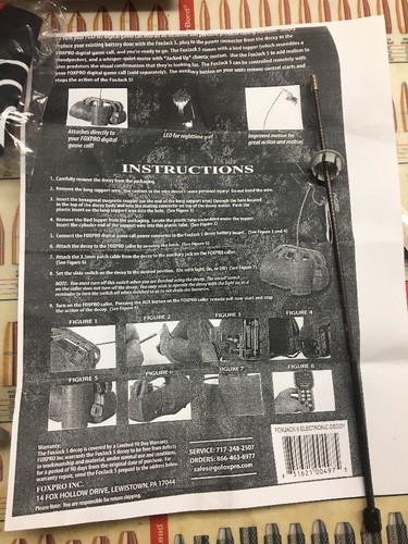 Foxpro Foxjack 5 Electronic Predator Coyote Decoy