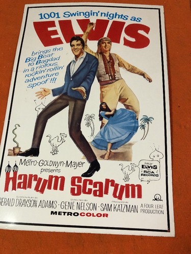 Lot Of 3 Elvis Presley Tin Metal 11 x 17