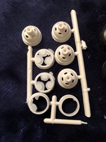 AMT BENNY PARSONS CHEVY LAGUNA - JUNKYARD PARTS ONLY-RACING WHEELS,TIRES & AXLES