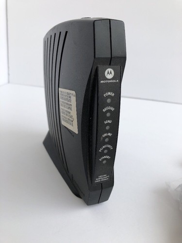 Motorola SURFboard SB5100 Cable Modem, Power Cord & Ethernet Cable included