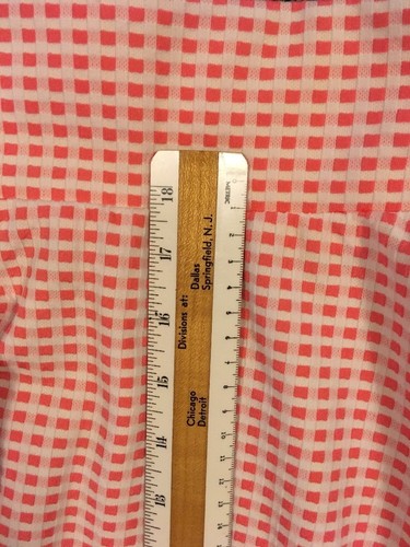 LuLaRoe Girls Skirt Size 12 Orange Checked