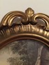Victorian Era Vintage Wall Picture Oval Mother Father Daughter Syroco Frame