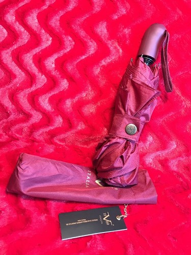 Versace 1969 V Italia Short Umbrella Burgundy