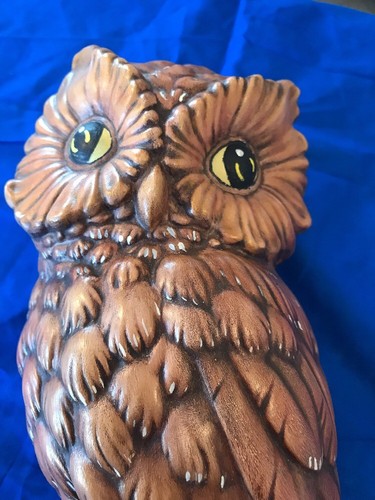 Ceramic Owl Wall Plaque Jamar Mallory Ceramic Studios 1967 Vintage