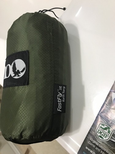 Eagles Nest Outfitters ENO FastFly Sil NYLON Rain Tarp: LICHEN - NEW!