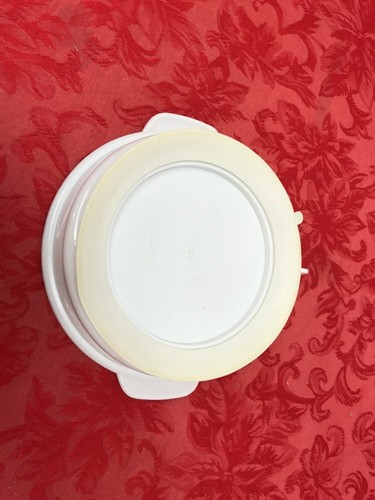Vintage Baby Child's Food Warming Feeding Divided Dish Bowl Plastic