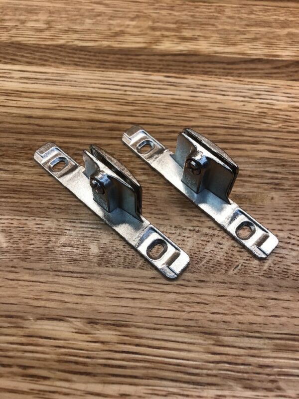 (2) Indaux Kitchen Drawer Front Fixing Brackets Sold In Pairs Only