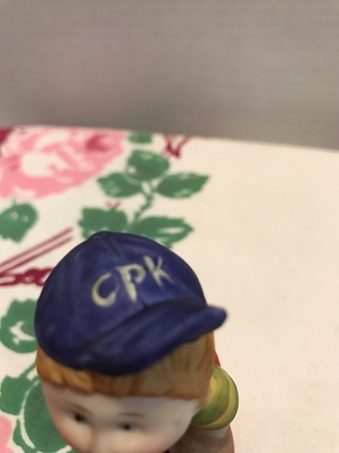 Vintage 1984 Cabbage Patch Kid Ceramic Baseball Player Figurine