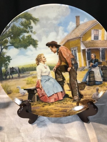 Knowles collector plate Oh, What a Beautiful Mornin' Oklahoma series Kunstler