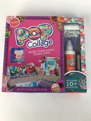 Pop Collage Book Kit Klutz  730767858636 Make Your Stuff Stand Out 10 Projects