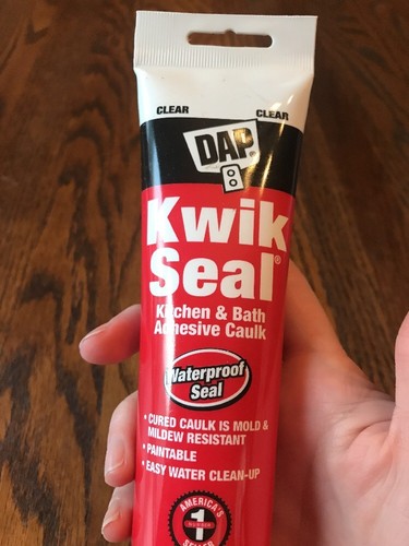 DAP Kwik Seal 5.5oz Clear Kitchen & Bath Adhesive Caulk New (CT)