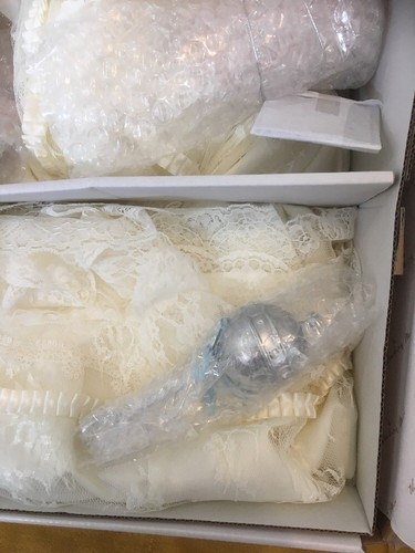 Royal Baby Christening Prince George Porcelain Doll Danbury Rattle NEW  3