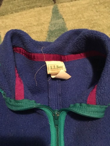 ll bean fleece jacket Childs Large