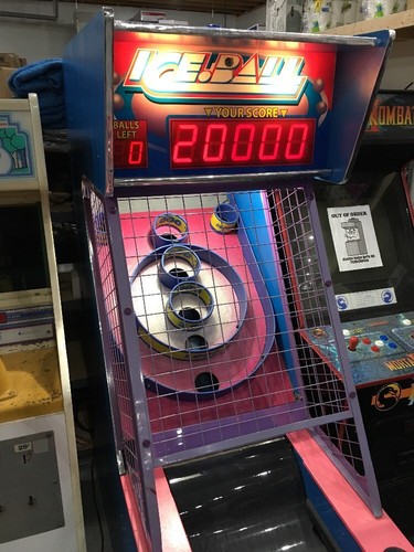 Ice Ball Alley Roller Arcade Game Skee Ball Skeeball Iceball Machine