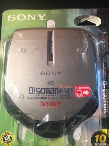 Sony D-E307CK Discman CD Compact Player Electronic Shock Protection AVLS Car Kit