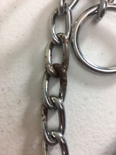 SNAP ON PINCH-PRONG DOG TRAINING COLLAR Omnipet Chrome-Plated 18”