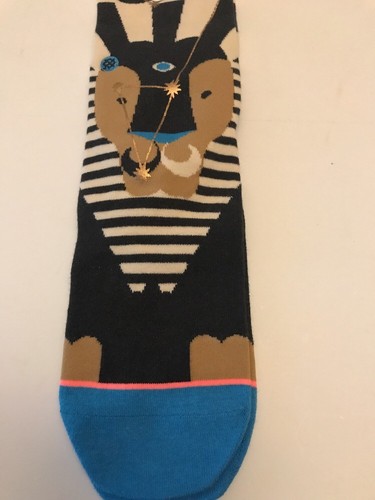 Stance Women Zodiac Collection Socks Sz Medium 8-10.5 Black Blue Crew Leo
