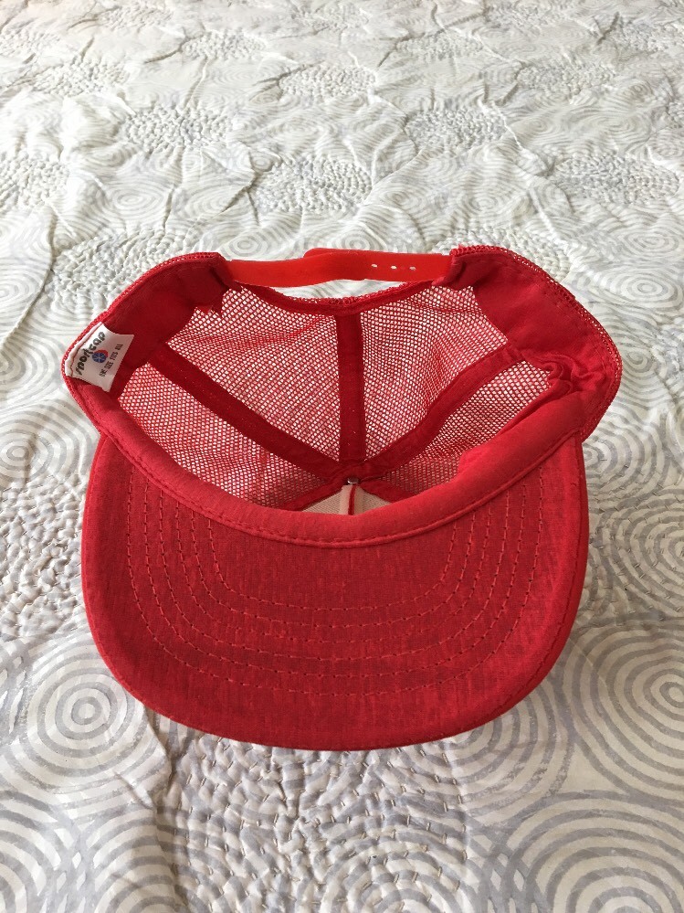 Vintage 1980s Molson Ale Short Brim Snapback Trucker Hat NEW
