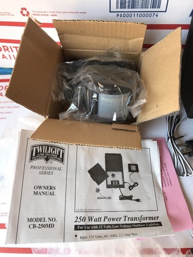 Twilight Low Voltage Outdoor Lighting 250 Watt Professional Power Transformer