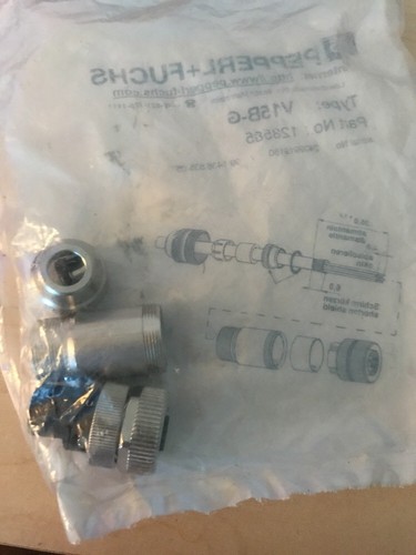 PEPPERL + FUCHS 128585 Type V15B-G Connector Part NEW