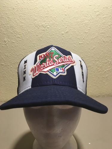 NWT 1987 World Series Minnesota Twins Vintage Hat Meshback Snapback Adjustable