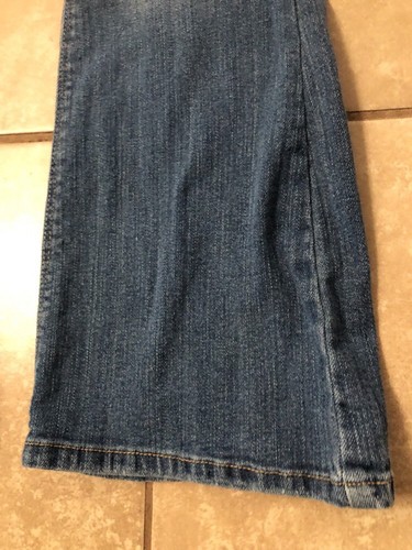 Levis Skinny Flare Adjustable Waist Girls Size 16 Regular Blue Jeans