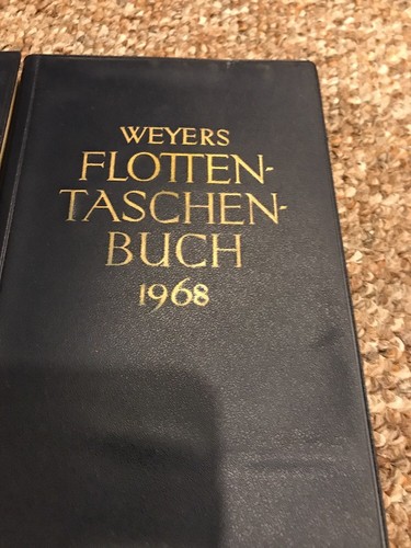 GERMANY NAVY SHIP BOOK WEYERS FLOTTEN-TASCHEN-BUCH Lot Of 5