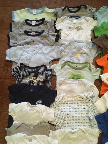 40 Piece Baby Onesie Lot Euc 3 Months 3-6 Months Carters Gerber