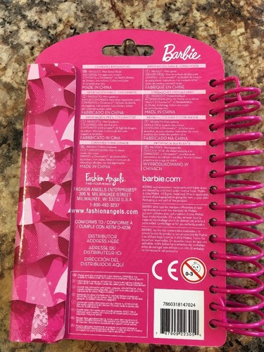 Barbie Fashion Design Mini Sketch Book