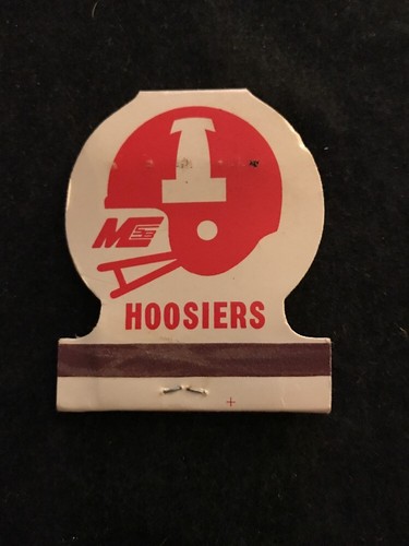 Matchbook Cover - Indiana Hoosiers 1978 schedule Bloomington IN bank Mancave