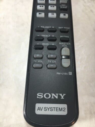 Original Sony RM-U185 AV System 2 Remote Control -WORKS GREAT!!