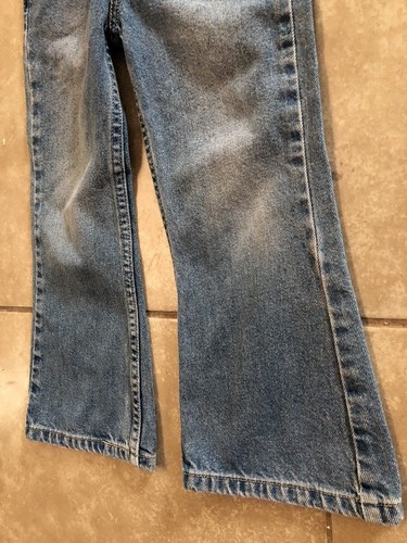 Levi's 517 Girl's 4T Stretch Flare Medium Blue Jeans Denim Pants Cotton