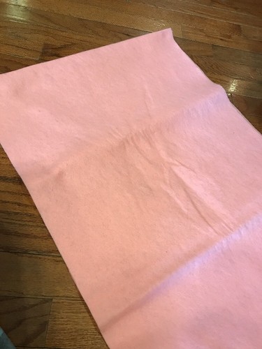 Estate Find 2 Yards Pink Felt 18” Wide Excellent Condition