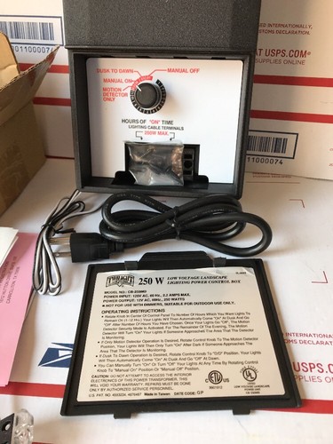 Twilight Low Voltage Outdoor Lighting 250 Watt Professional Power Transformer