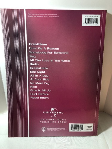 The Corrs In Blue Songbook Piano Voice Guitar Complete Lyrics