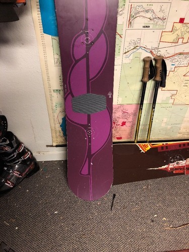 BURTON 49 149 Snowboard WOOD CORE Waxed/tuned HANDMADE IN AUSTRIA Womens Ladies