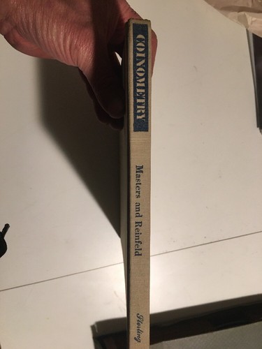 VINTAGE COIN COLLECTING BOOK COINOMETRY 1954  APPROX. 10 X 9 INCHES