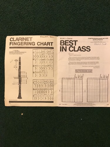 Best In Class Comprehensive Band Method Clarinet Book 1 1982