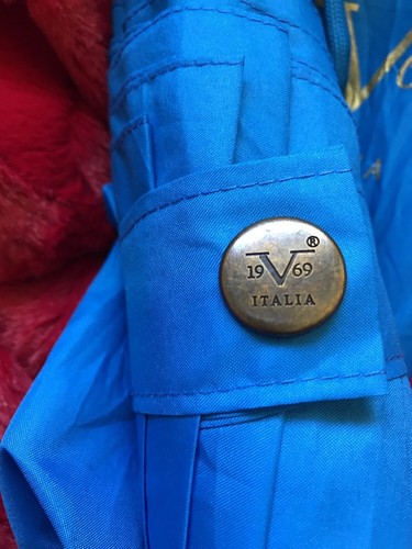 Versace 1969 V Italia Short Umbrella Blue