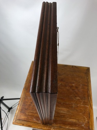 Lovely Antique Victorian Eastlake Deep Walnut Picture Frame