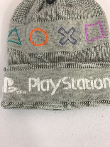 Playstation Knit Beanie Hat Cap Adult Size Controller Symbols Officially License